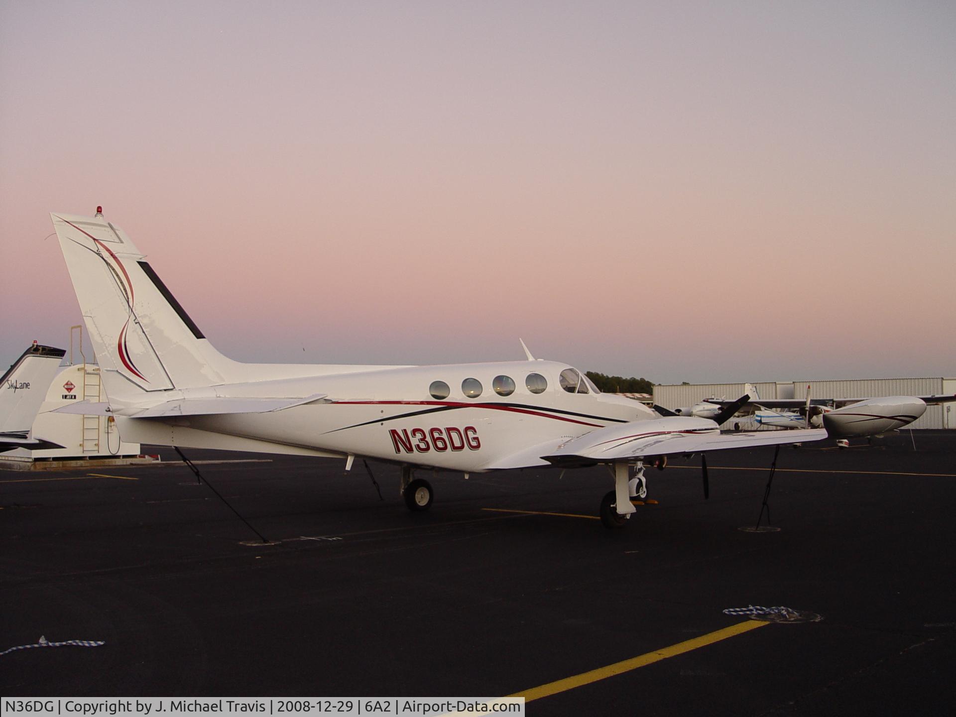 N36DG, 1977 Cessna 340A C/N 340A0331, N36DG on ramp at 6A2