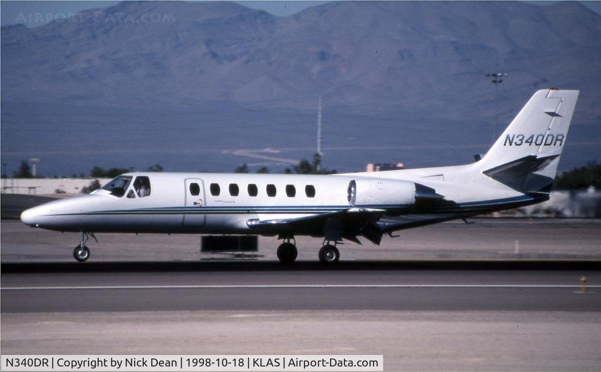 N340DR, 1990 Cessna 560 Citation V C/N 560-0094, KLAS
