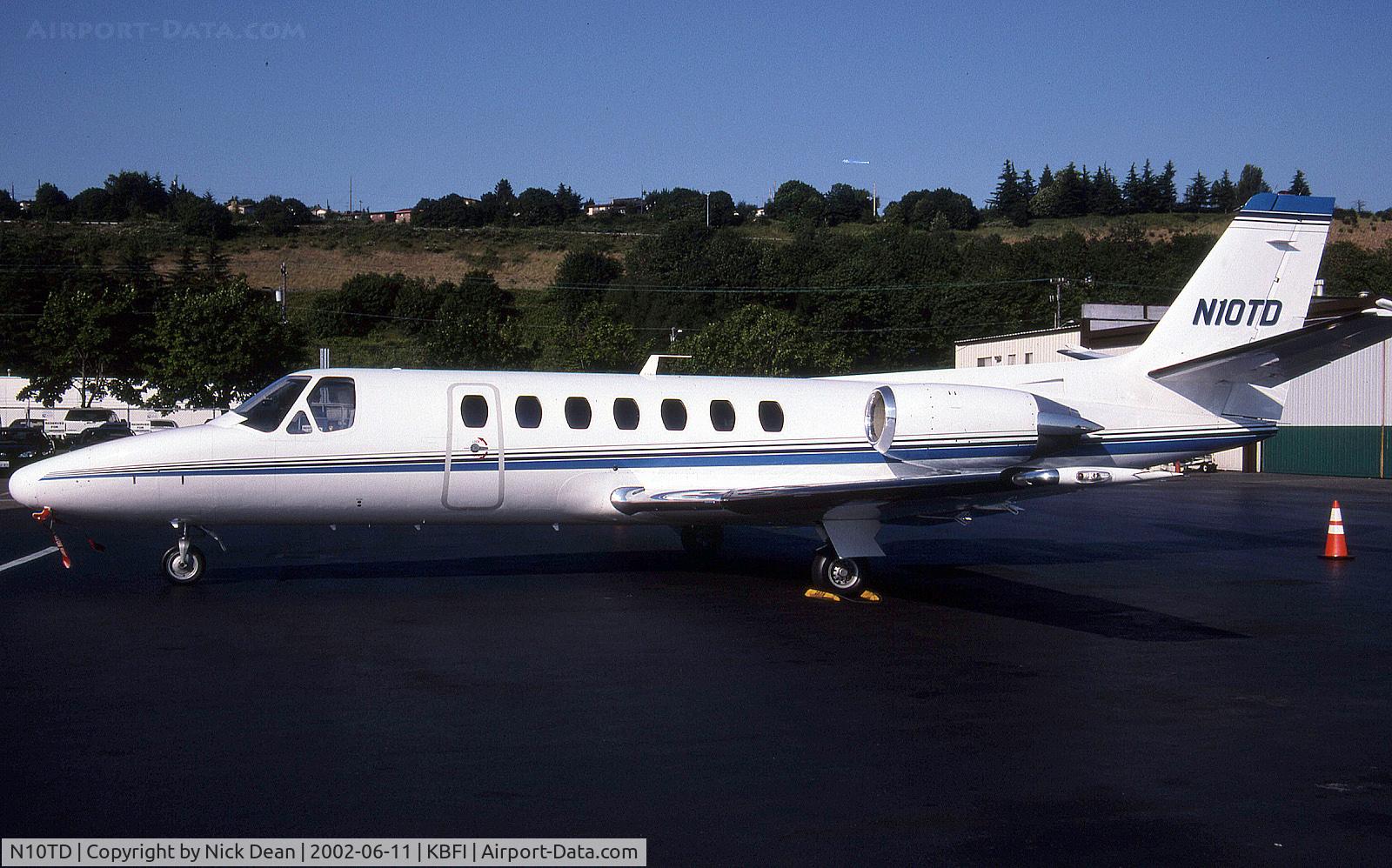 N10TD, 1991 Cessna 560 Citation V C/N 560-0096, KBFI