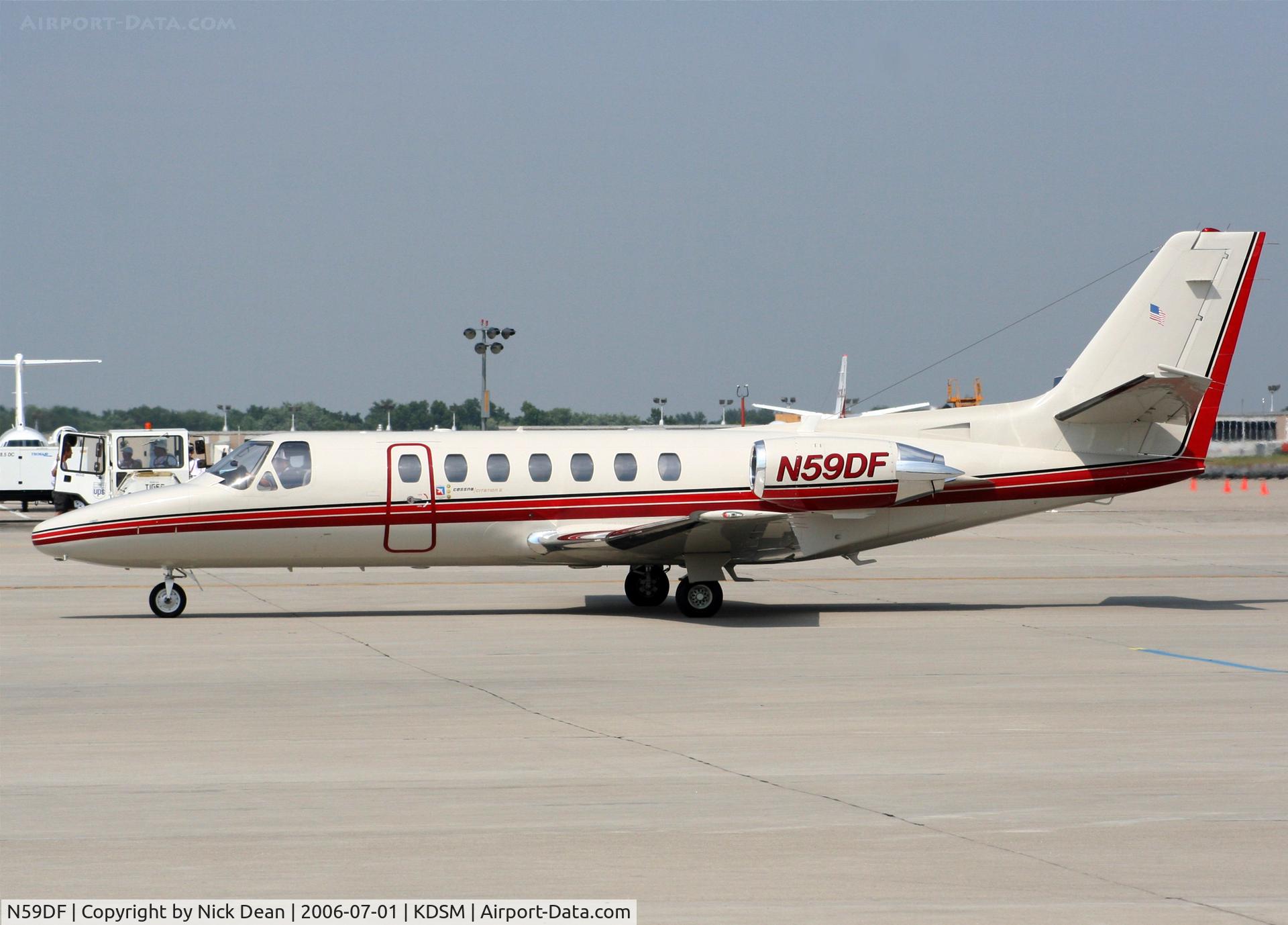 N59DF, 1991 Cessna 560 C/N 560-0098, KDSM