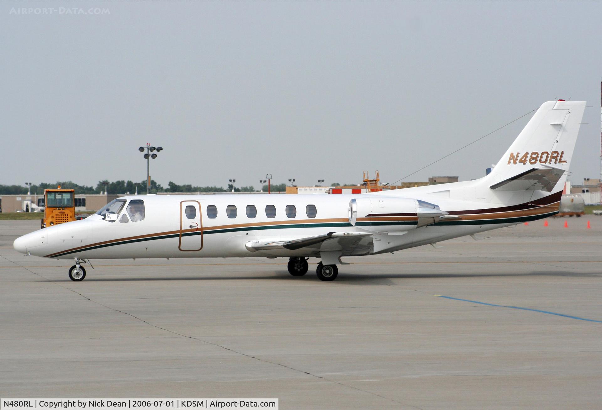 N480RL, 1991 Cessna 560 Citation V C/N 560-0109, KDSM