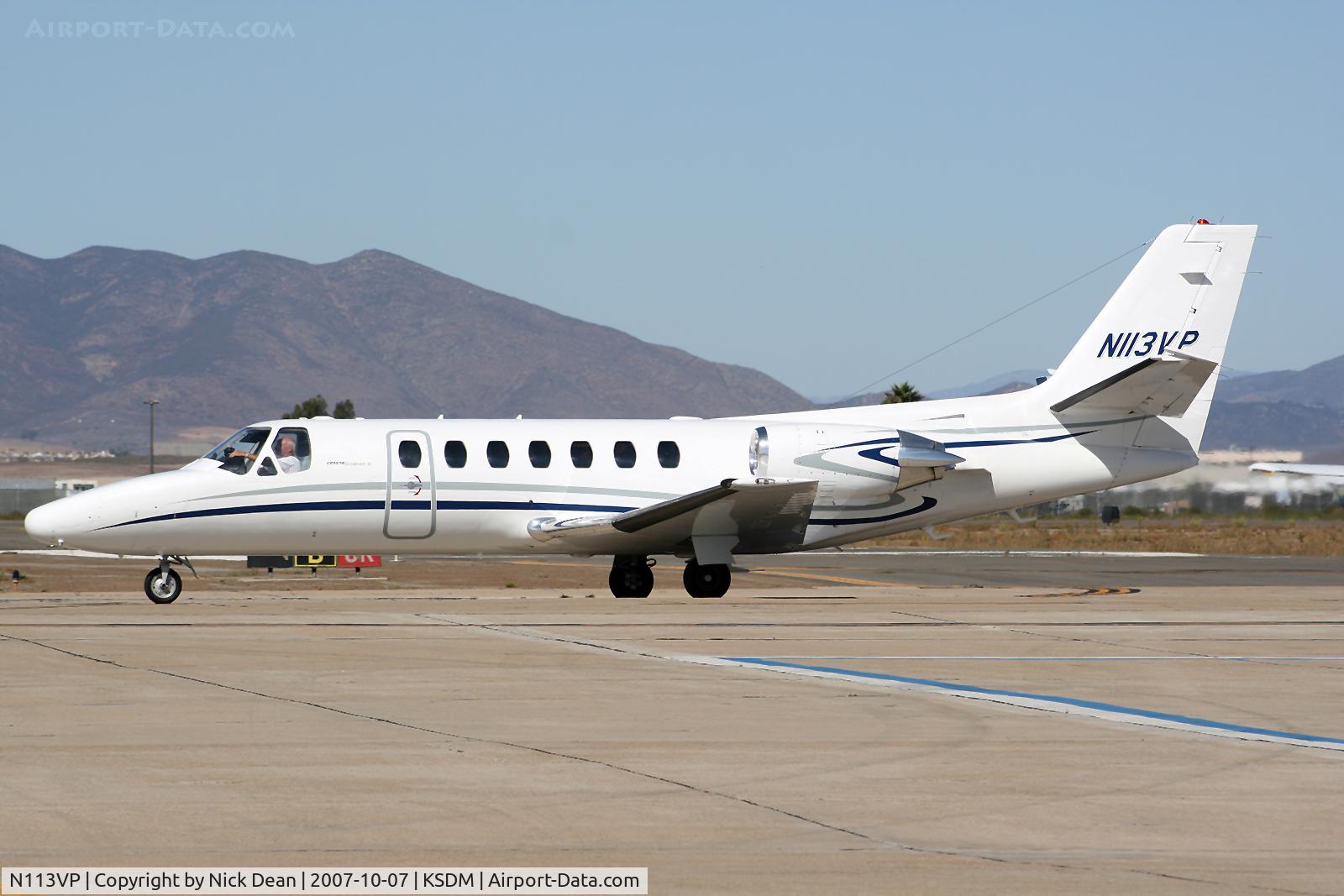 N113VP, 1991 Cessna 560 Citation V C/N 560-0113, KSDM