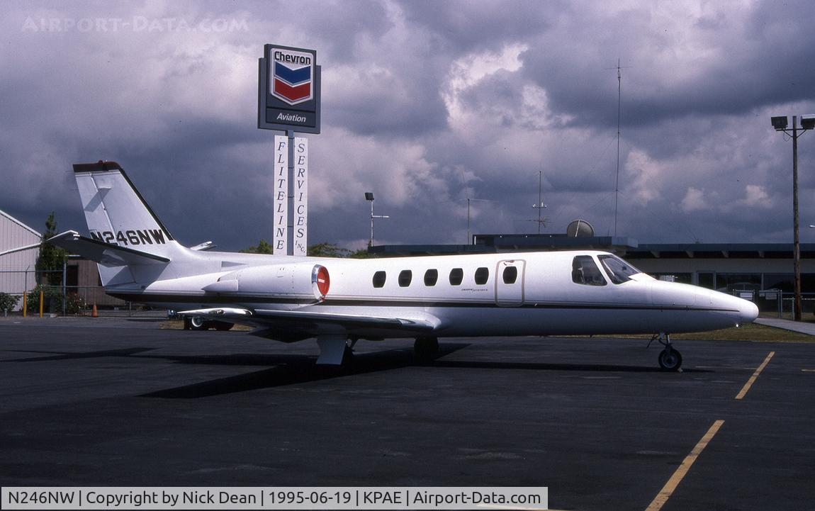 N246NW, 1981 Cessna 550 Citation II C/N 550-0313, KPAE