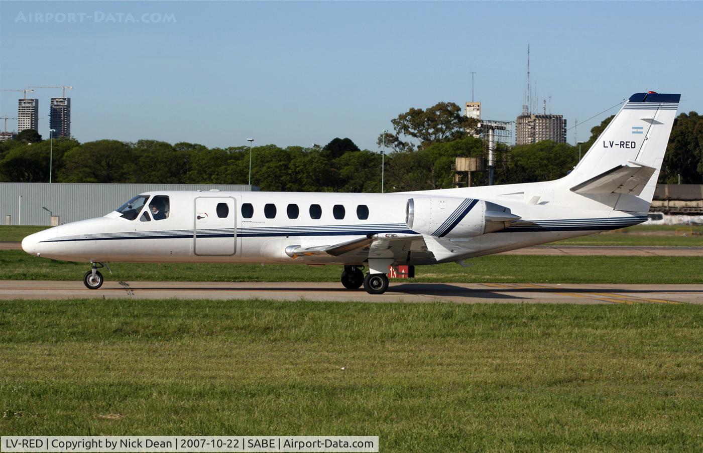 LV-RED, 1991 Cessna 560 Citation V C/N 560-0126, SABE