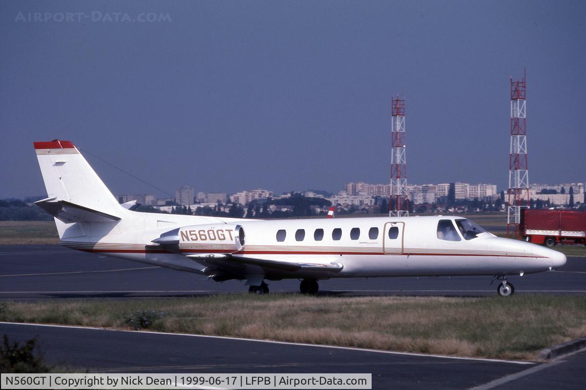 N560GT, 1992 Cessna 560 Citation V C/N 560-0142, LFPB L'Aeroport du Bourget