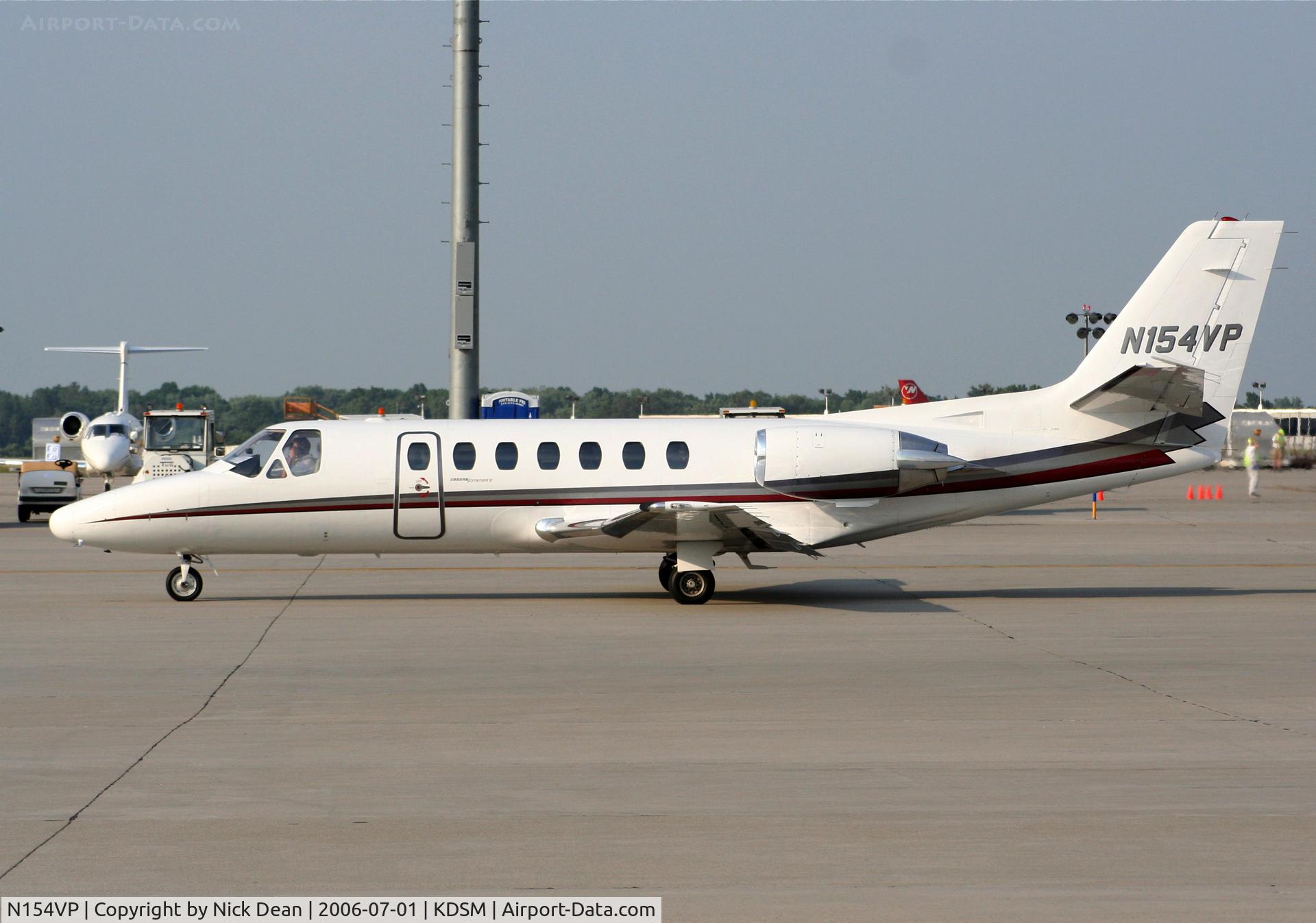 N154VP, 1991 Cessna 560 Citation V C/N 560-0154, KDSM
