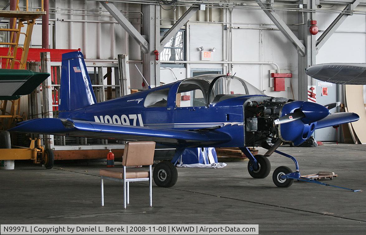 N9997L, 1973 Grumman American AA-1B Trainer C/N AA1B-0297, A youthful Grumman trainer, built 1973, receives some TLC.