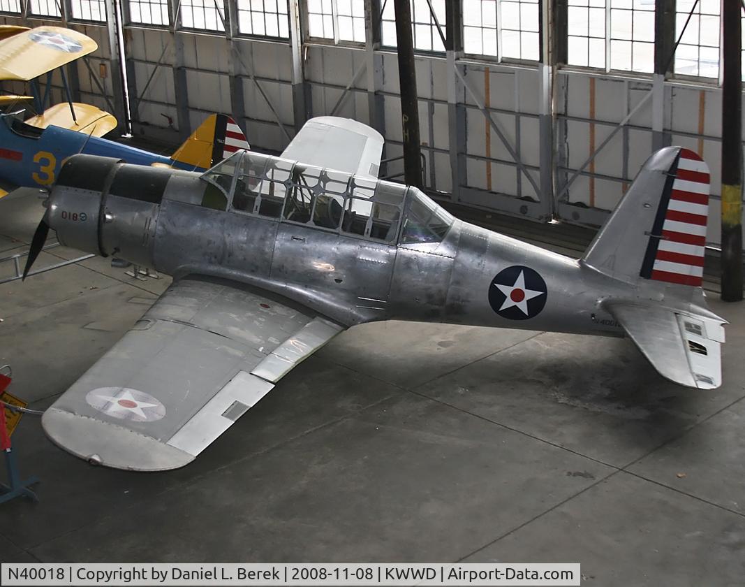 N40018, 1943 Consolidated Vultee BT-13 C/N 10547, Neat old 