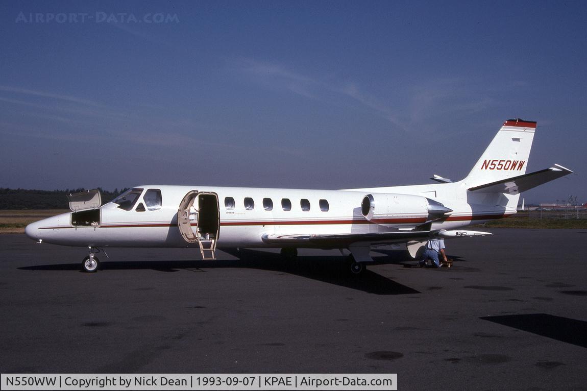 N550WW, 1992 Cessna 560 C/N 560-0180, KPAE