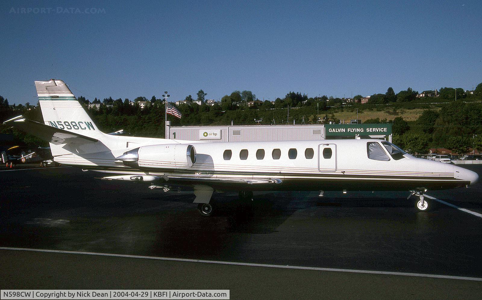 N598CW, 1992 Cessna 560 Citation V C/N 560-0198, KBFI