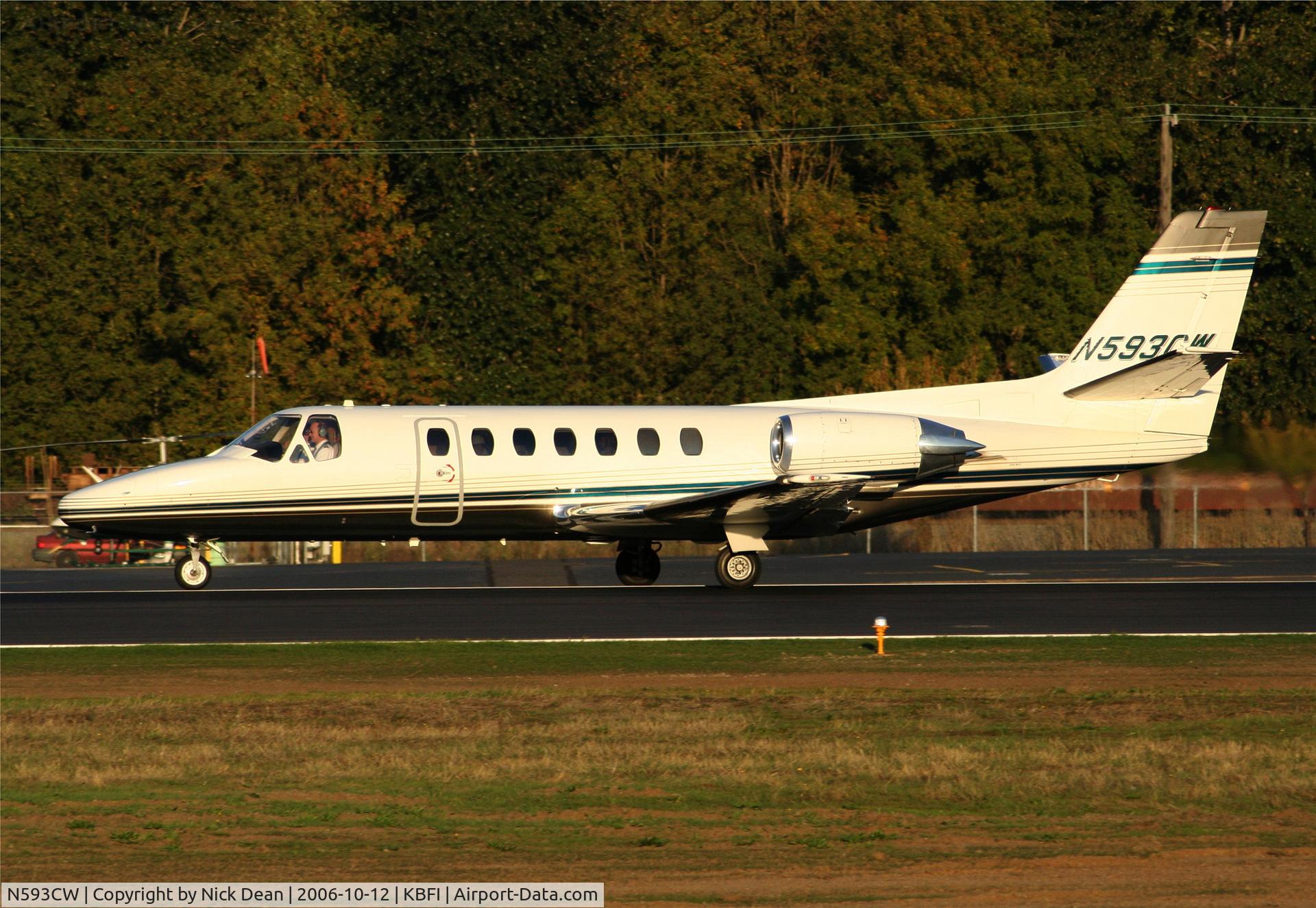 N593CW, 1993 Cessna 560 Citation V C/N 560-0223, KBFI