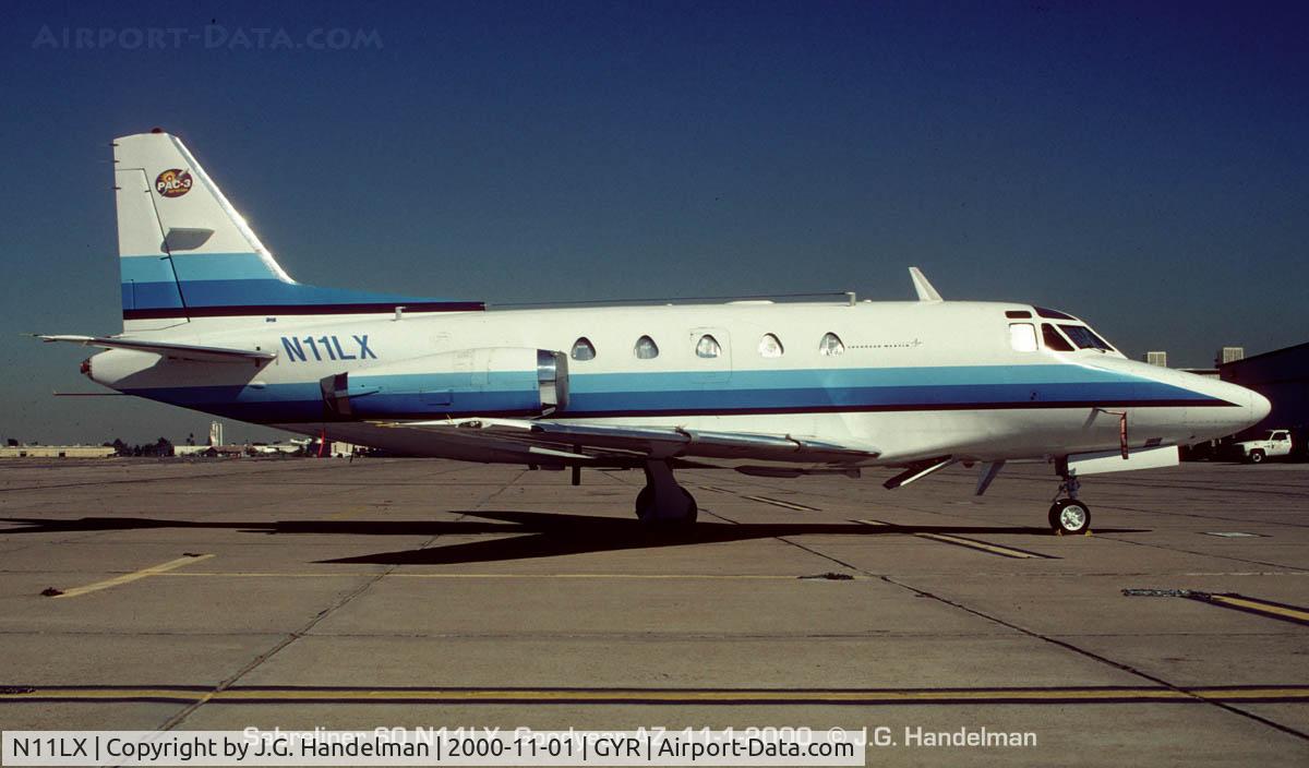 N11LX, 1974 North American NA-265-60 Sabreliner C/N 306-75, at Goodtear AX
