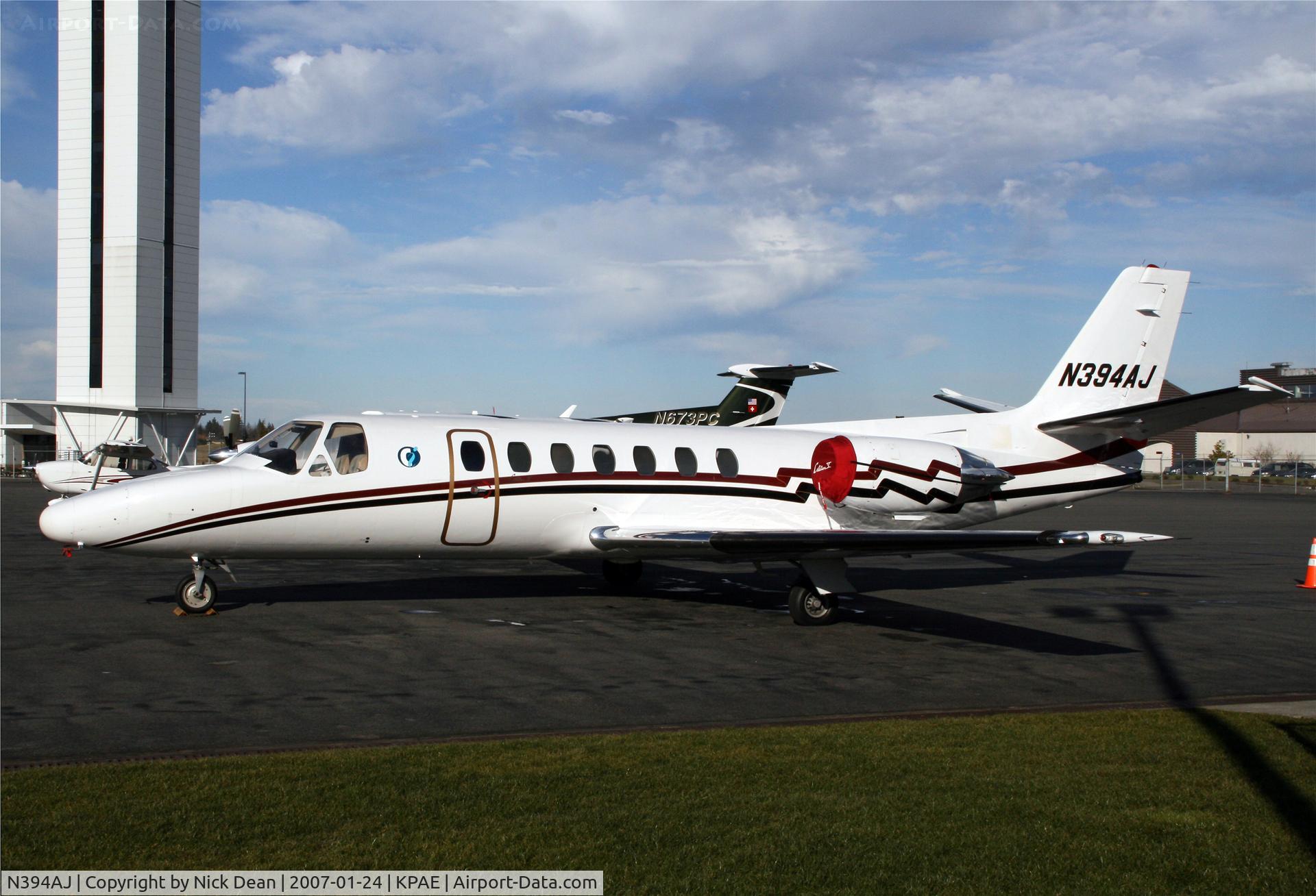 N394AJ, 1993 Cessna 560 Citation V C/N 560-0230, KPAE