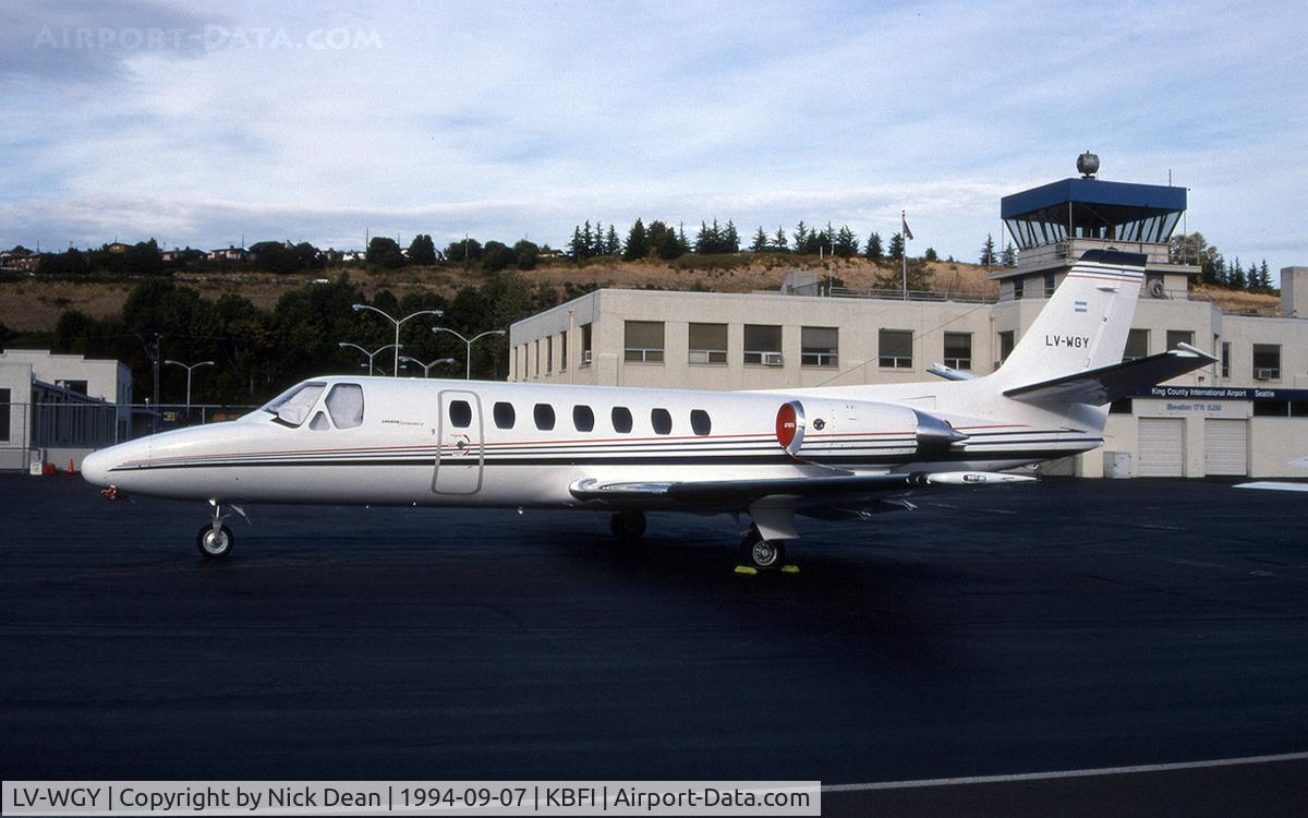 LV-WGY, Cessna 560 Citation V C/N 560-0227, KBFI