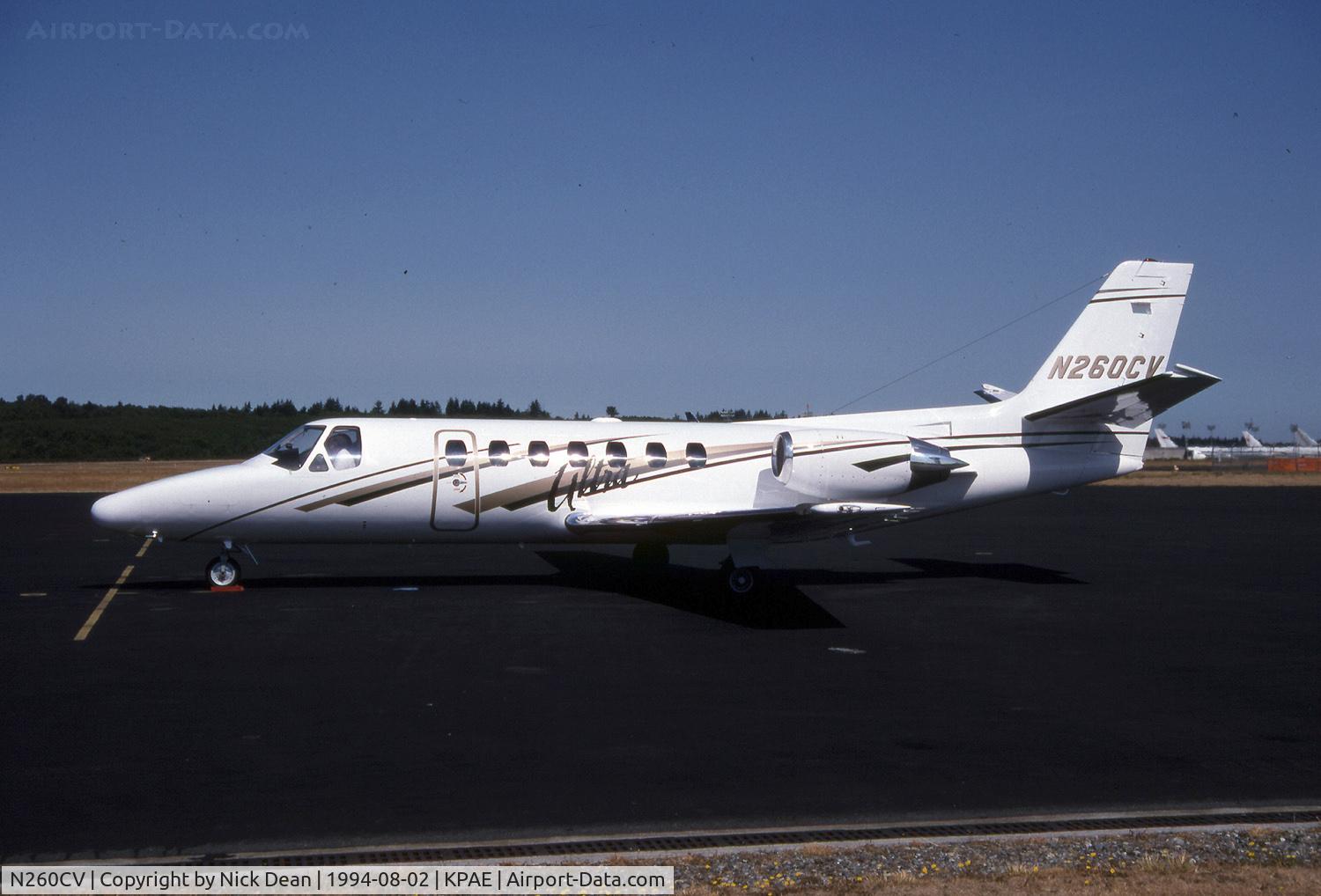 N260CV, 1994 Cessna 560 Citation V C/N 560-0260, KPAE