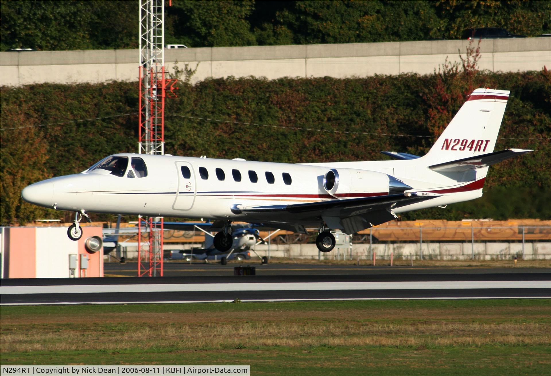 N294RT, 1995 Cessna 560 C/N 560-0264, KBFI