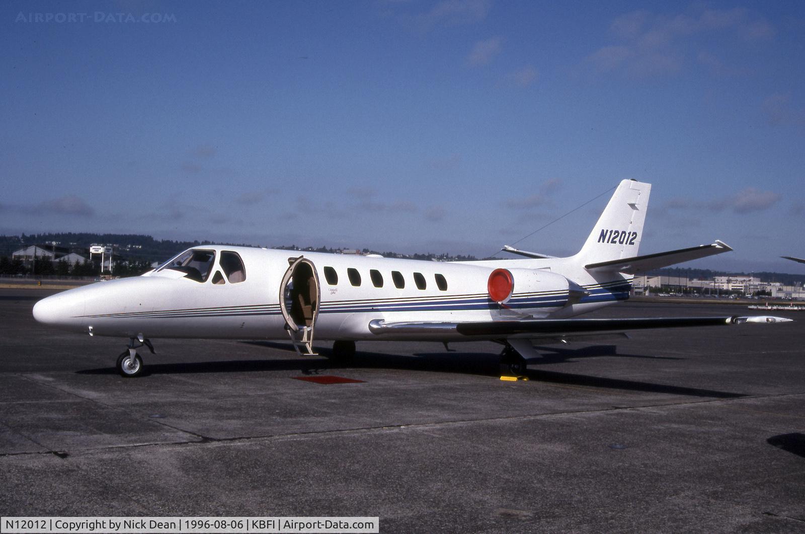 N12012, 1994 Cessna 560 Citation V C/N 560-0268, KBFI