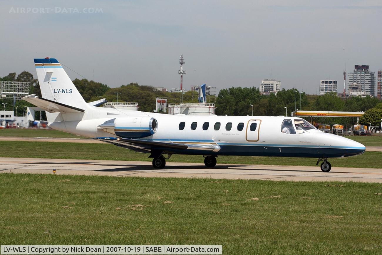 LV-WLS, 1995 Cessna 560 Citation Ultra C/N 560-0289, SABE C/N 560-0289