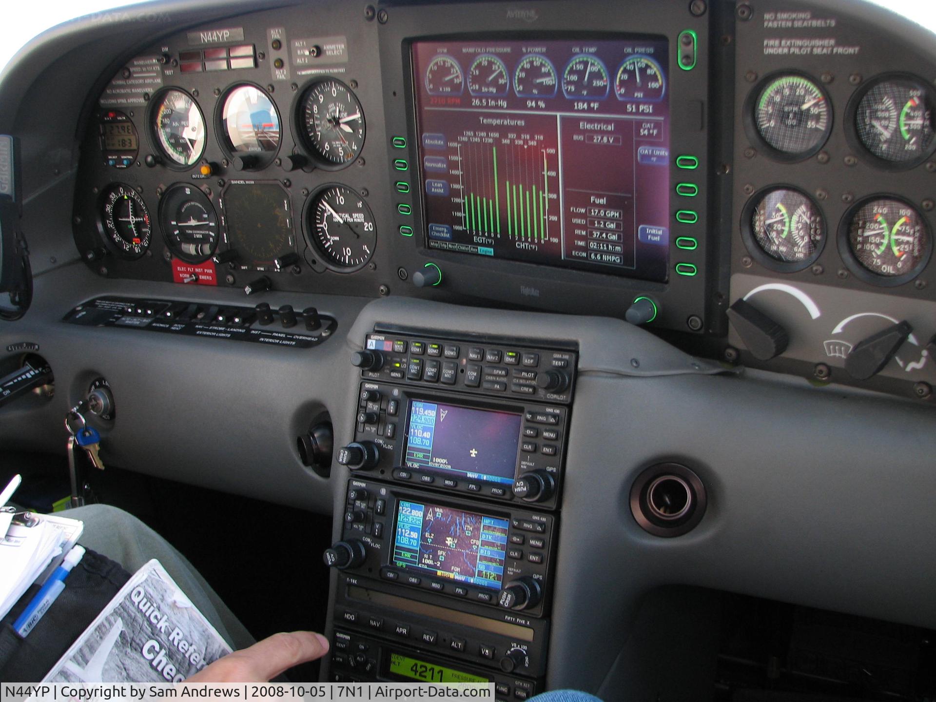N44YP, Cirrus SR20 C/N 1169, Right after take-off heading home.