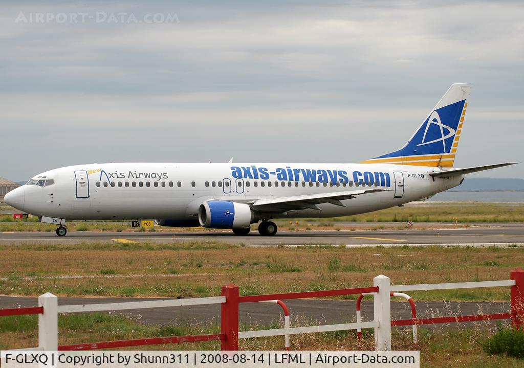 F-GLXQ, 1990 Boeing 737-4Y0 C/N 24688, Lining up rwy 14R for departure