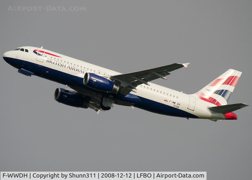 F-WWDH, 2008 Airbus A320-232 C/N 3726, C/n 3726 - To be G-EUYD