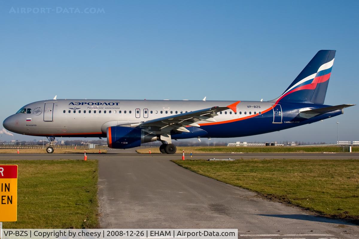 VP-BZS, 2008 Airbus A320-214 C/N 3644, Airbus A320-214 Cn 3644 named M. Lazarev Del. Nov08