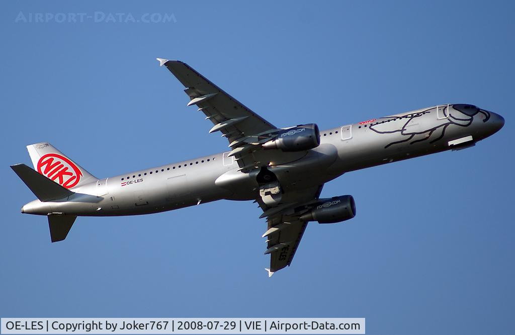 OE-LES, 2008 Airbus A321-211 C/N 3504, NIKI Airbus A321-231