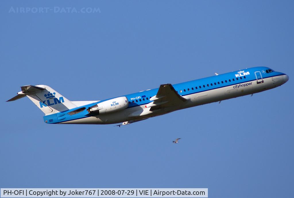 PH-OFI, 1989 Fokker 100 (F-28-0100) C/N 11279, KLM cityhopper Fokker F-100