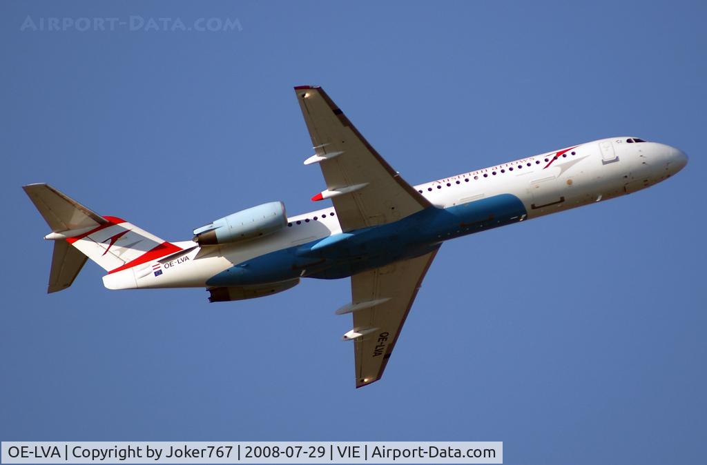 OE-LVA, 1994 Fokker 100 (F-28-0100) C/N 11490, Austrian arrows Fokker F-100