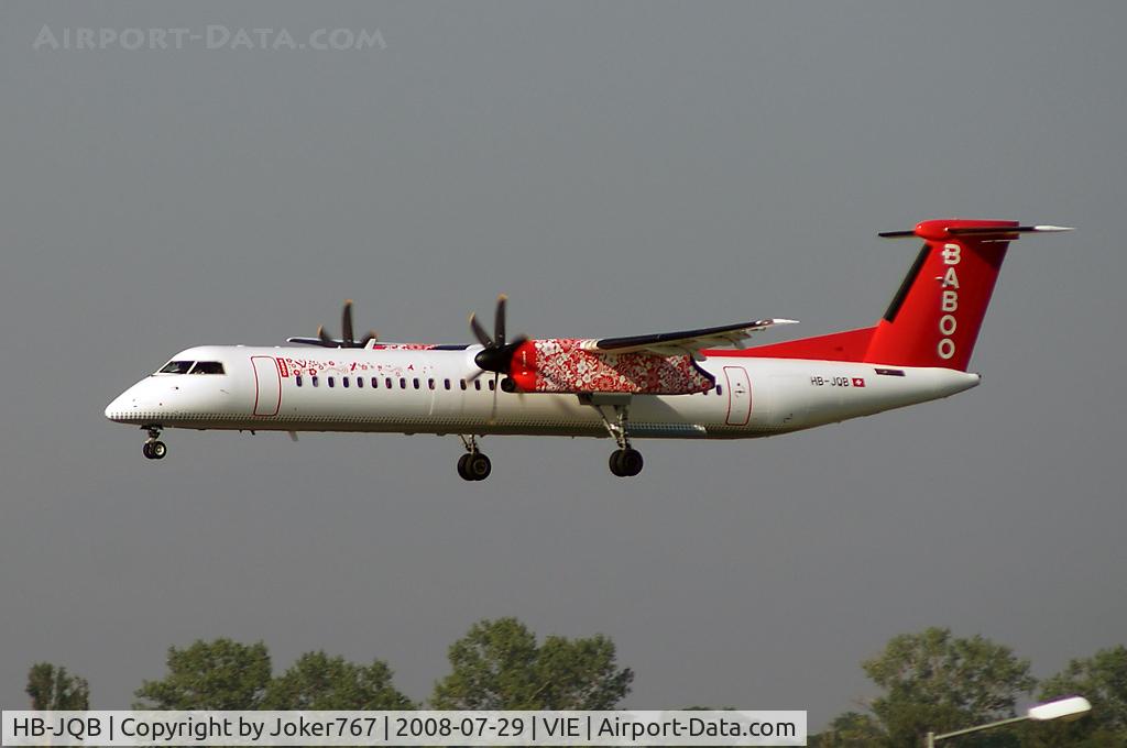 HB-JQB, 2007 De Havilland Canada DHC-8-402Q Dash 8 C/N 4175, Flybaboo De Havilland Canada DHC-8-402Q
