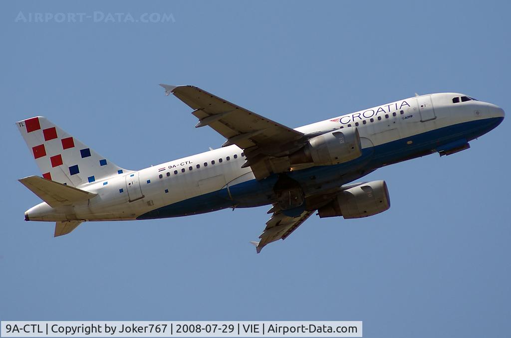 9A-CTL, 2000 Airbus A319-112 C/N 1252, Croatia Airlines Airbus A319-112