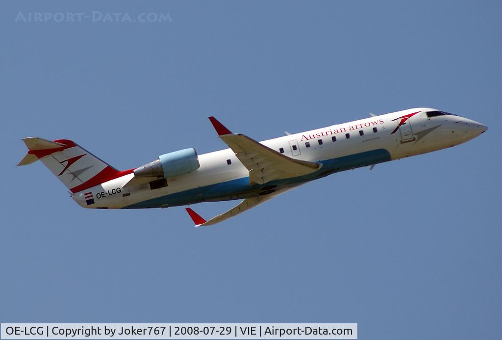 OE-LCG, 1996 Canadair CRJ-200LR (CL-600-2B19) C/N 7103, Austrian arrows Canadair Regional Jet CRJ200LR