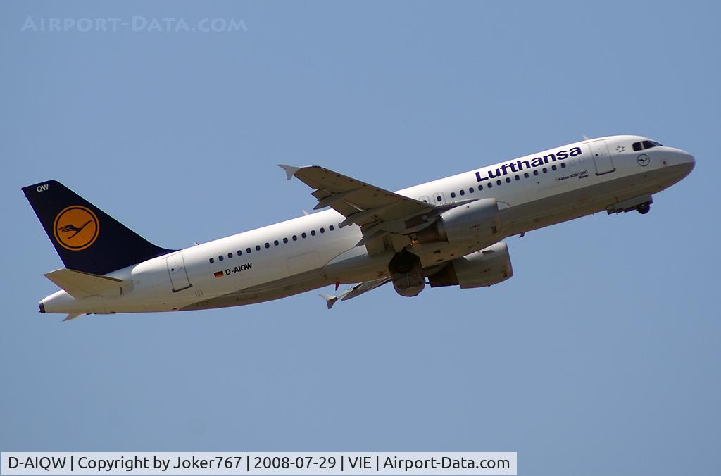 D-AIQW, 2000 Airbus A320-211 C/N 1367, Lufthansa Airbus A320-211