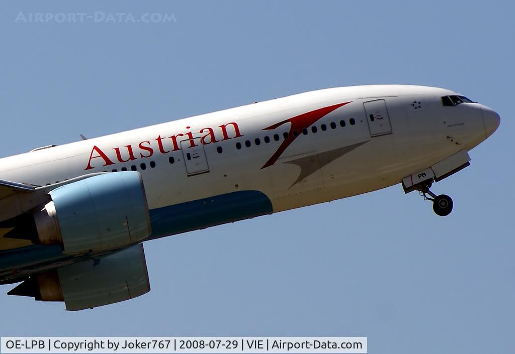 OE-LPB, 1998 Boeing 777-2Z9/ER C/N 28699, Austrian Airlines Boeing 777-2Z9(ER)