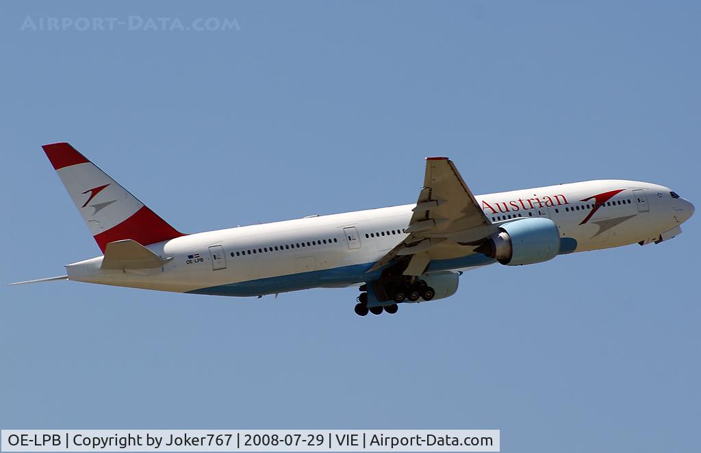 OE-LPB, 1998 Boeing 777-2Z9/ER C/N 28699, Austrian Airlines Boeing 777-2Z9(ER)