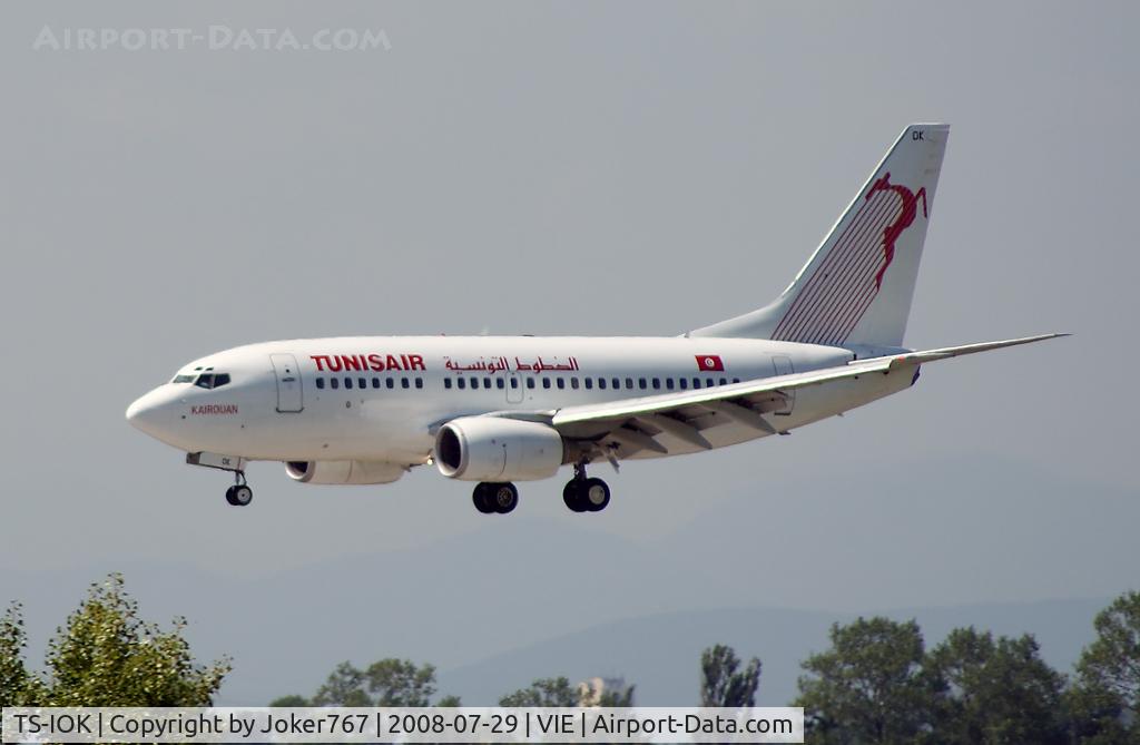 TS-IOK, 1999 Boeing 737-6H3 C/N 29496, Tunisair Boeing 737-6H3