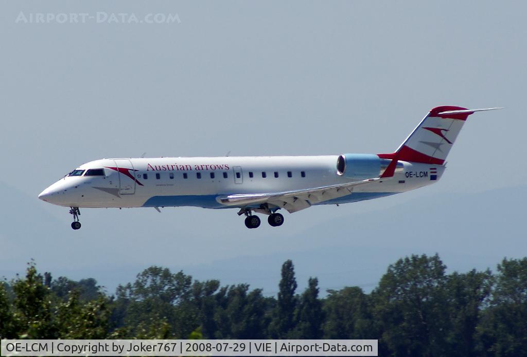 OE-LCM, 1997 Canadair CRJ-200LR (CL-600-2B19) C/N 7205, Austrian arrows Canadair Regional Jet CRJ200LR