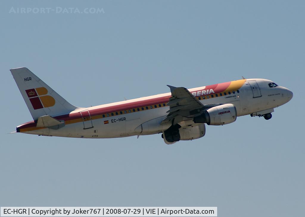 EC-HGR, 1999 Airbus A319-111 C/N 1154, Iberia Airbus A319-111