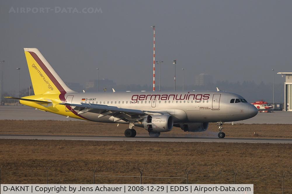 D-AKNT, 2005 Airbus A319-112 C/N 2607, Germanwings Airbus 319-112