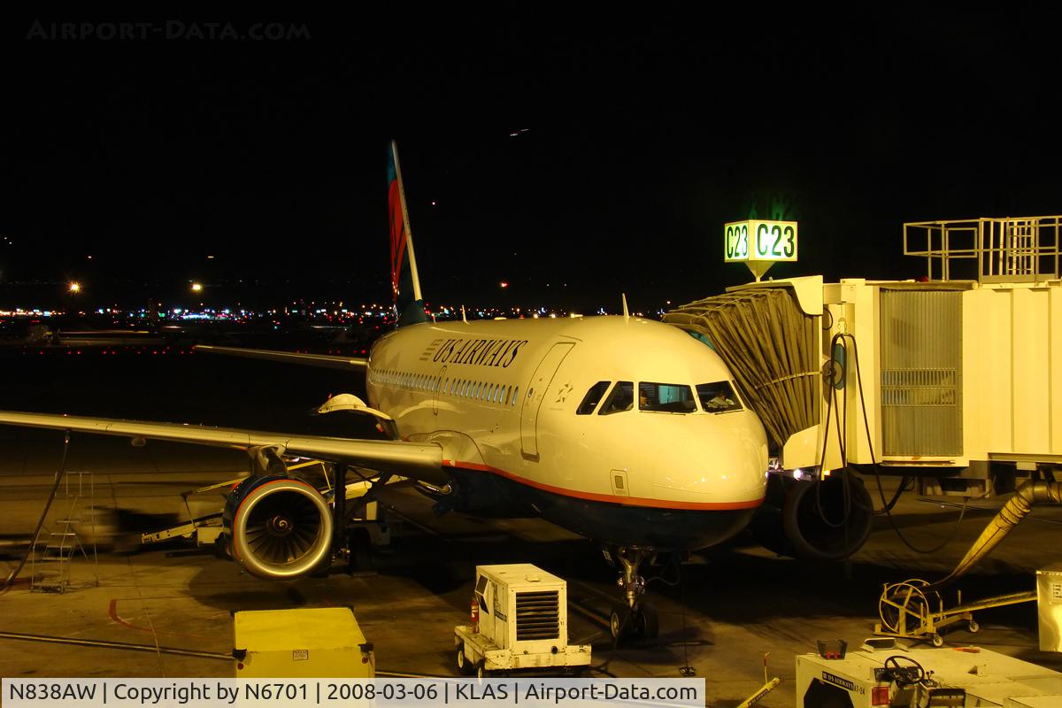 N838AW, 2005 Airbus A319-132 C/N 2615, US Airways