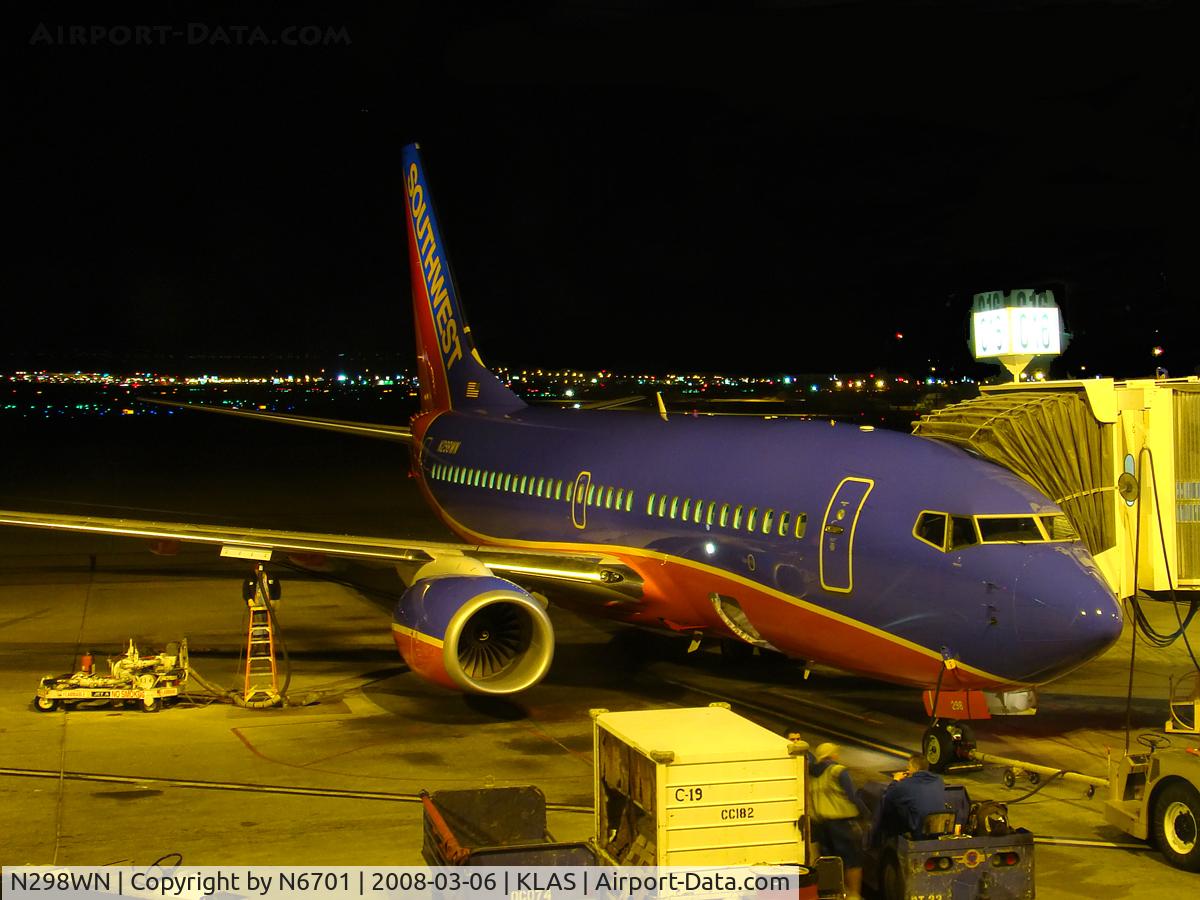 N298WN, 2007 Boeing 737-7H4 C/N 32543, Southwest