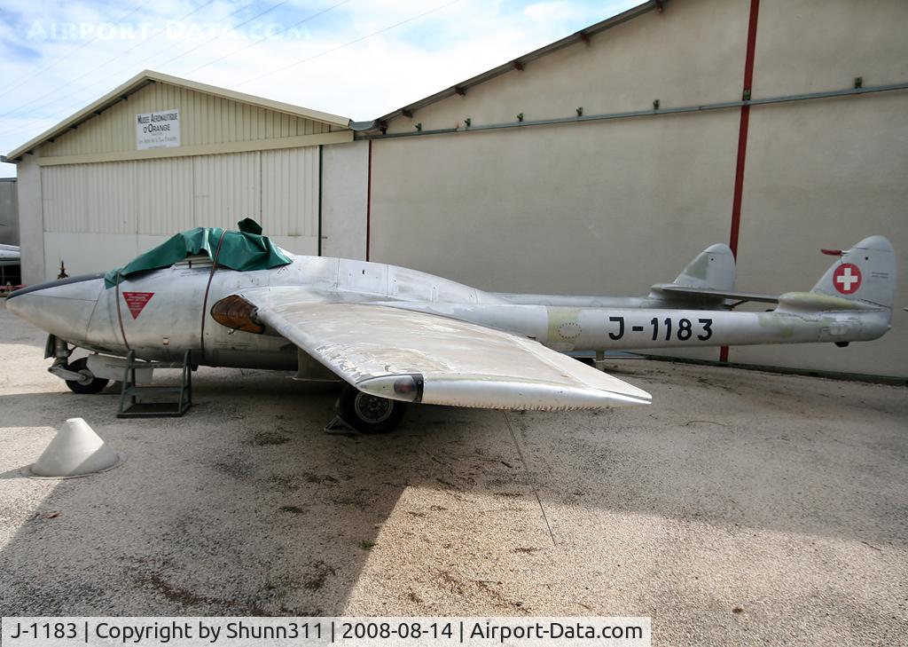 J-1183, 1952 De Havilland (FFA) Vampire FB.6 (DH-100) C/N 692, Preserved