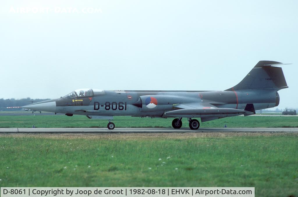 D-8061, 1963 Lockheed F-104G Starfighter C/N 683-8061, This Starfighter is now preserved in Lelystad.