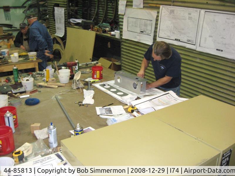 44-85813, 1944 Boeing B-17G Flying Fortress C/N 8722, B17 restoration workshop at Urbana, Ohio