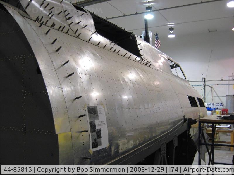 44-85813, 1944 Boeing B-17G Flying Fortress C/N 8722, B17 restoration at Urbana, Ohio