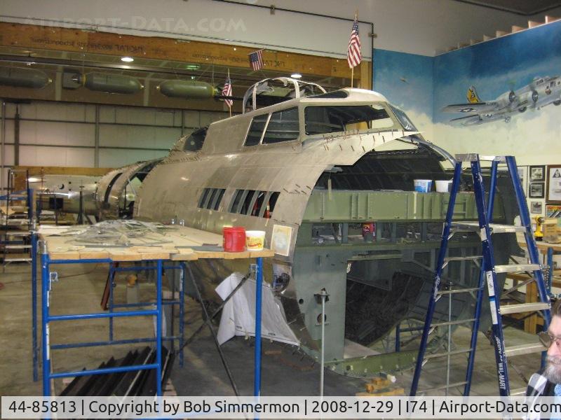 44-85813, 1944 Boeing B-17G Flying Fortress C/N 8722, B17 restoration at Urbana, Ohio