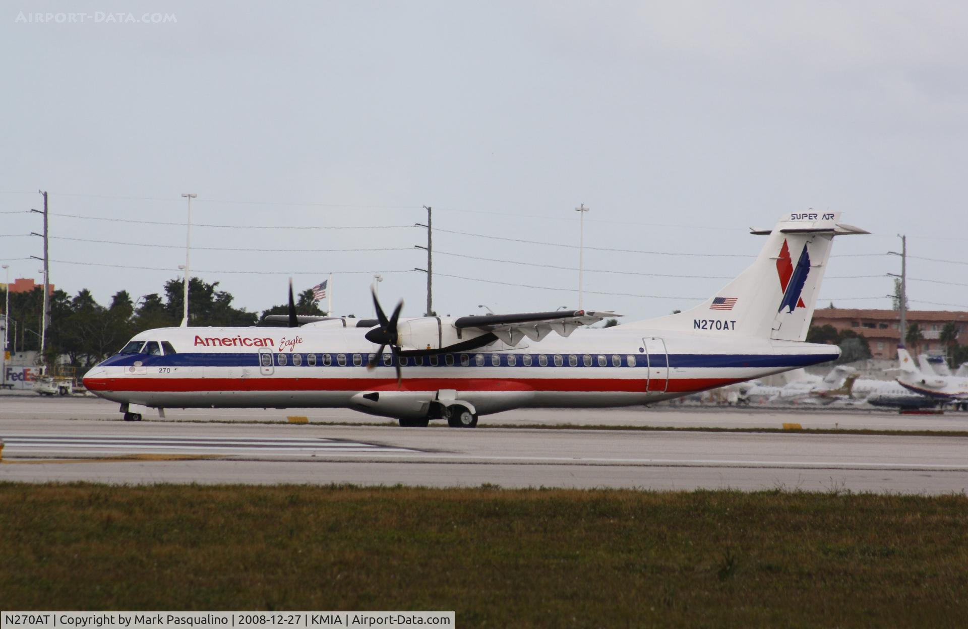 N270AT, 1991 ATR 72-212 C/N 270, ATR 72-212