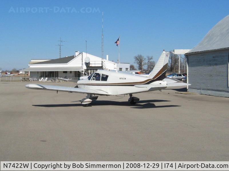 N7422W, 1963 Piper PA-28-180 C/N 28-1310, On the ramp at Urbana, Ohio