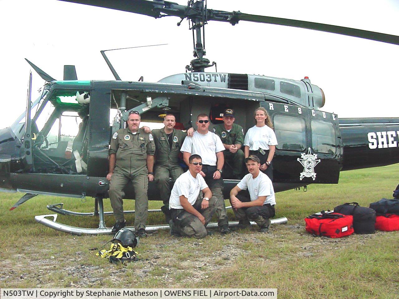 N503TW, 1965 Bell UH-1H C/N 65-09961, Rescue Stand-by for Airshow in Columbia, SC