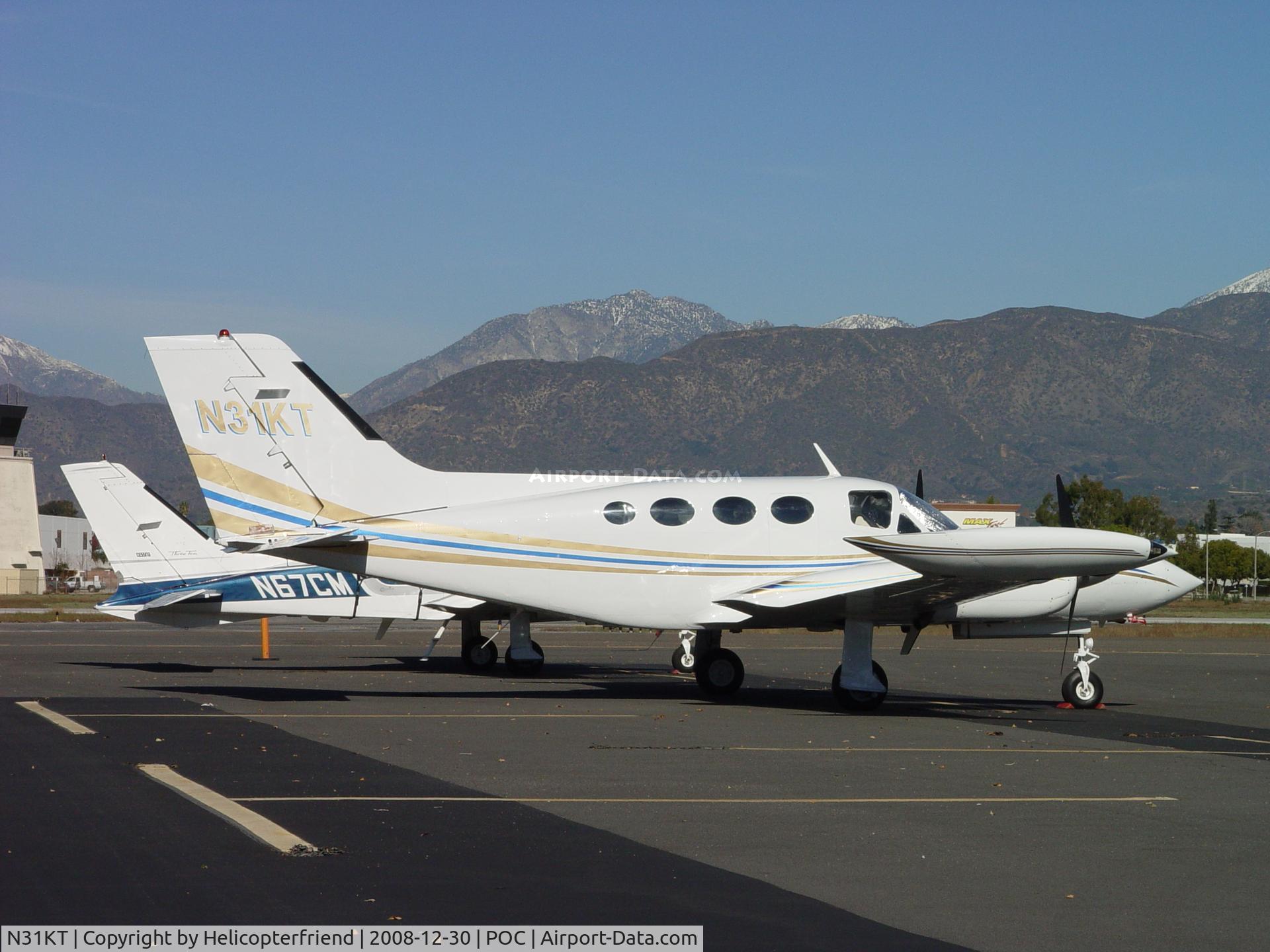 N31KT, 1970 Cessna 421B Golden Eagle C/N 421B0011, Waiting at Brackett